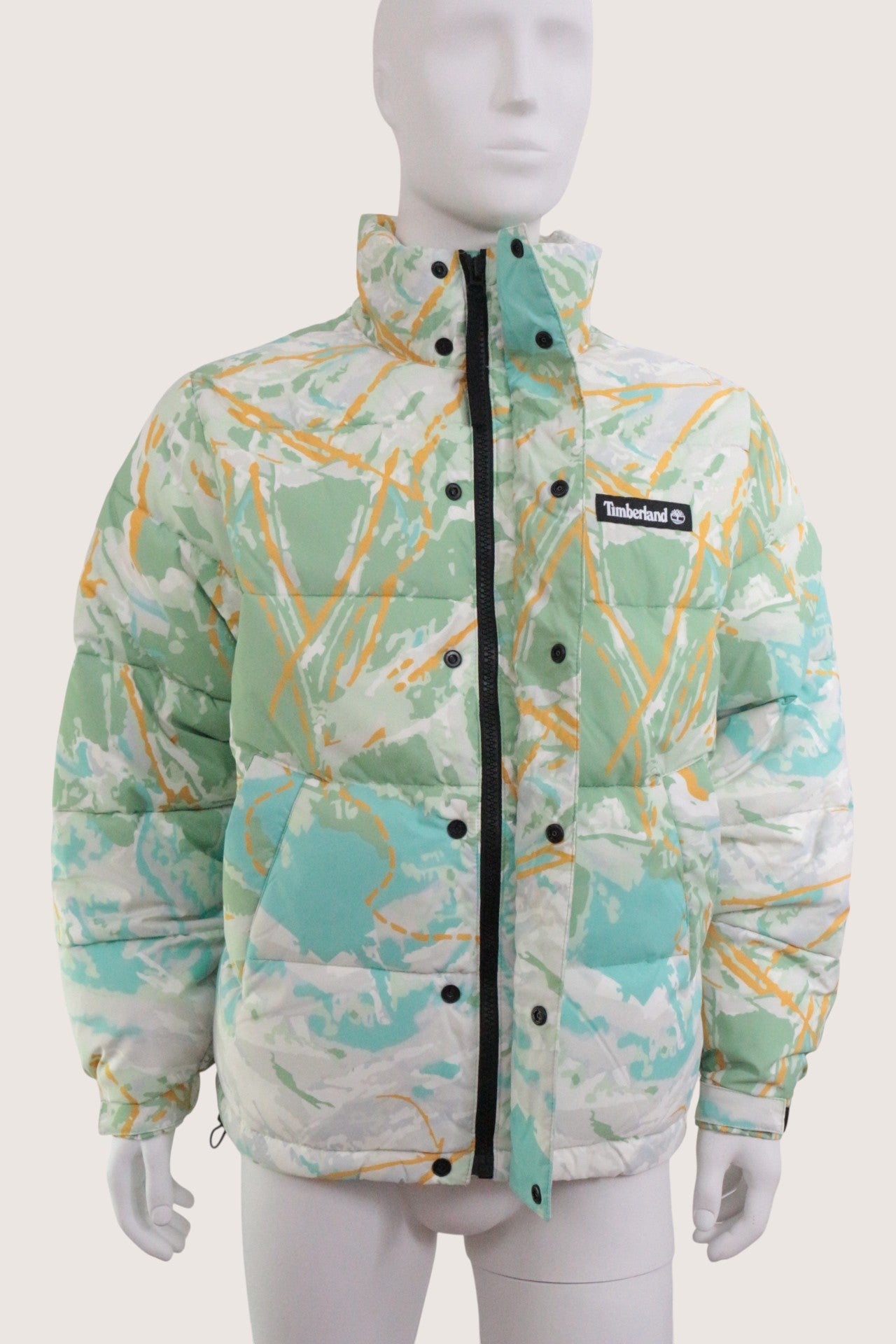 Timberland – Piumino – Poliestere – Verde, giallo, multicolore 12