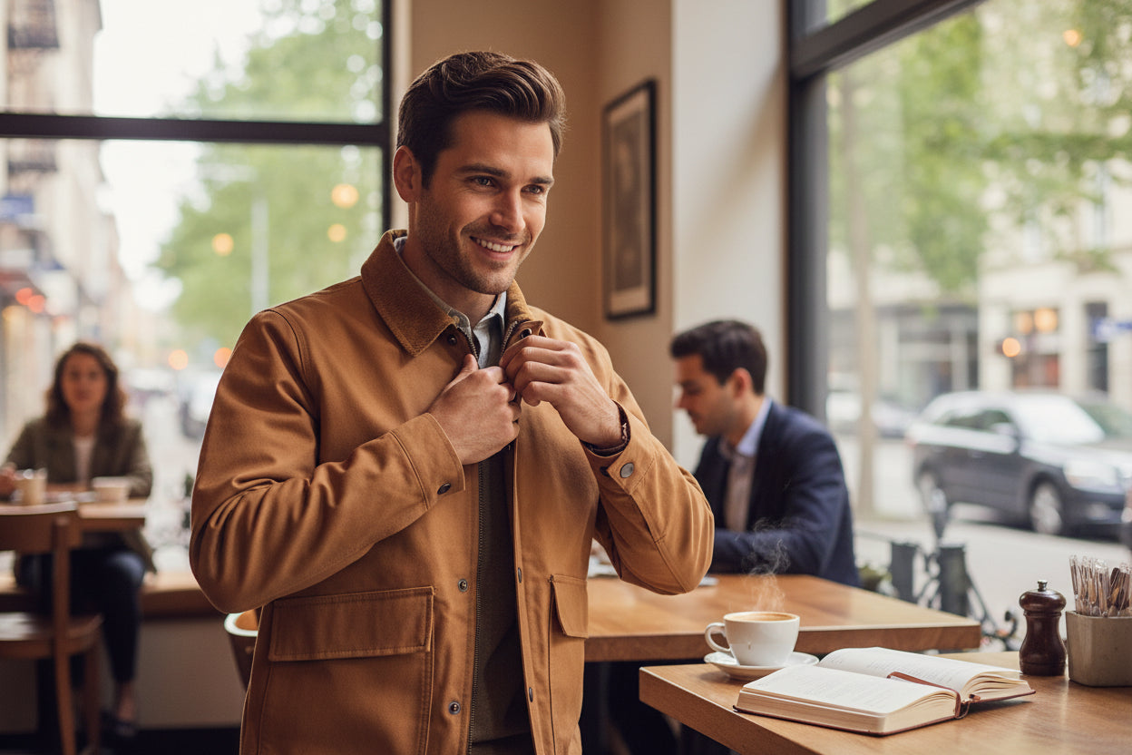 Timberland – Giubbotto Giubbotto imbottito strafford – Cotone, poliestere – Cammello