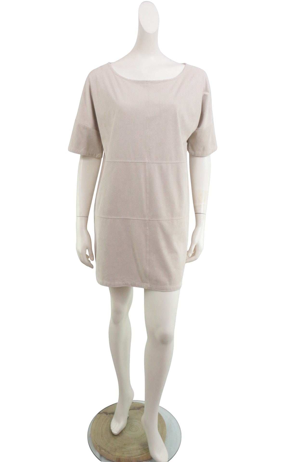 Zara Robe courte Polyester Beige S  Très bon état