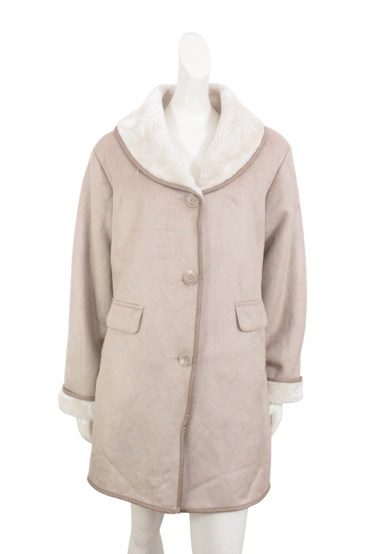 Gabriella Vincenza Manteau Polyester Beige XL  Très bon état 1