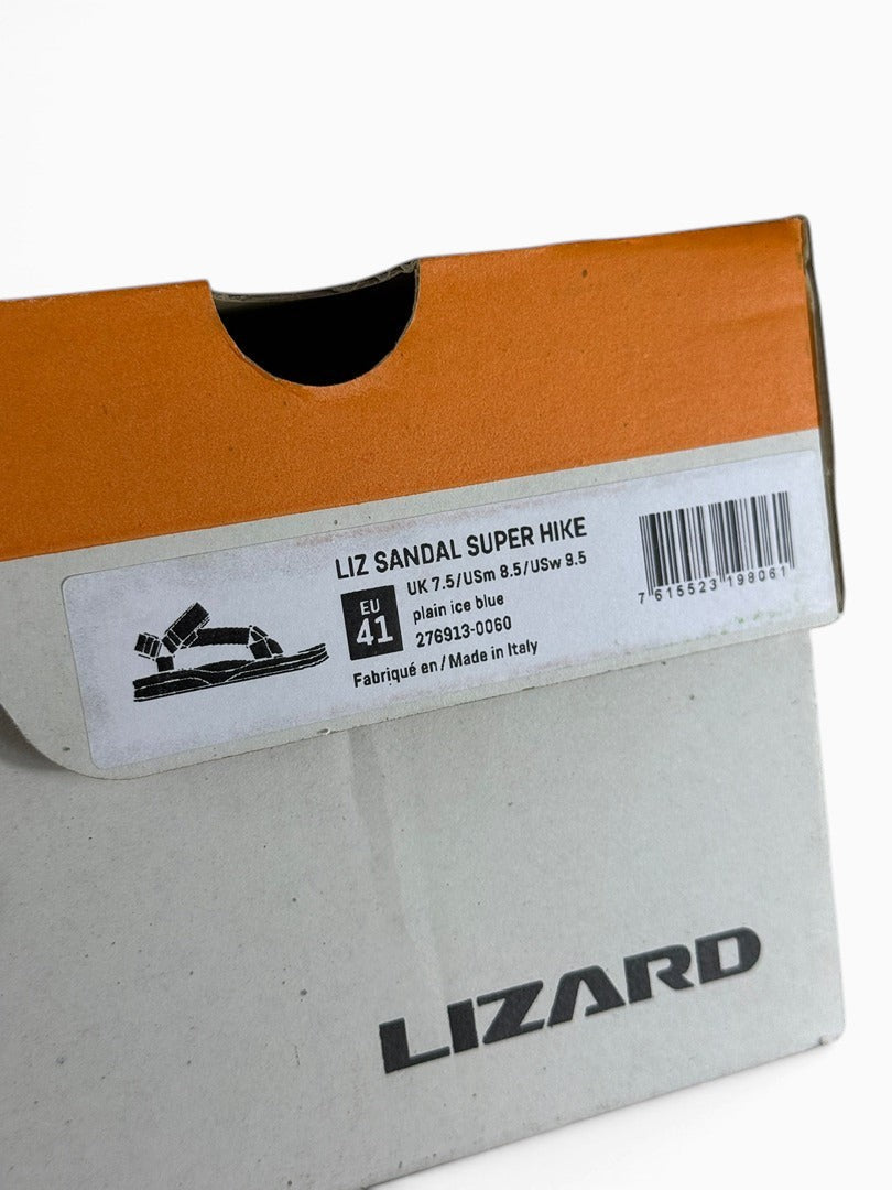 Boîte de chaussures Frippindealz pour sandales de randonnée LIZARD Super Hike bleu clair taille 41