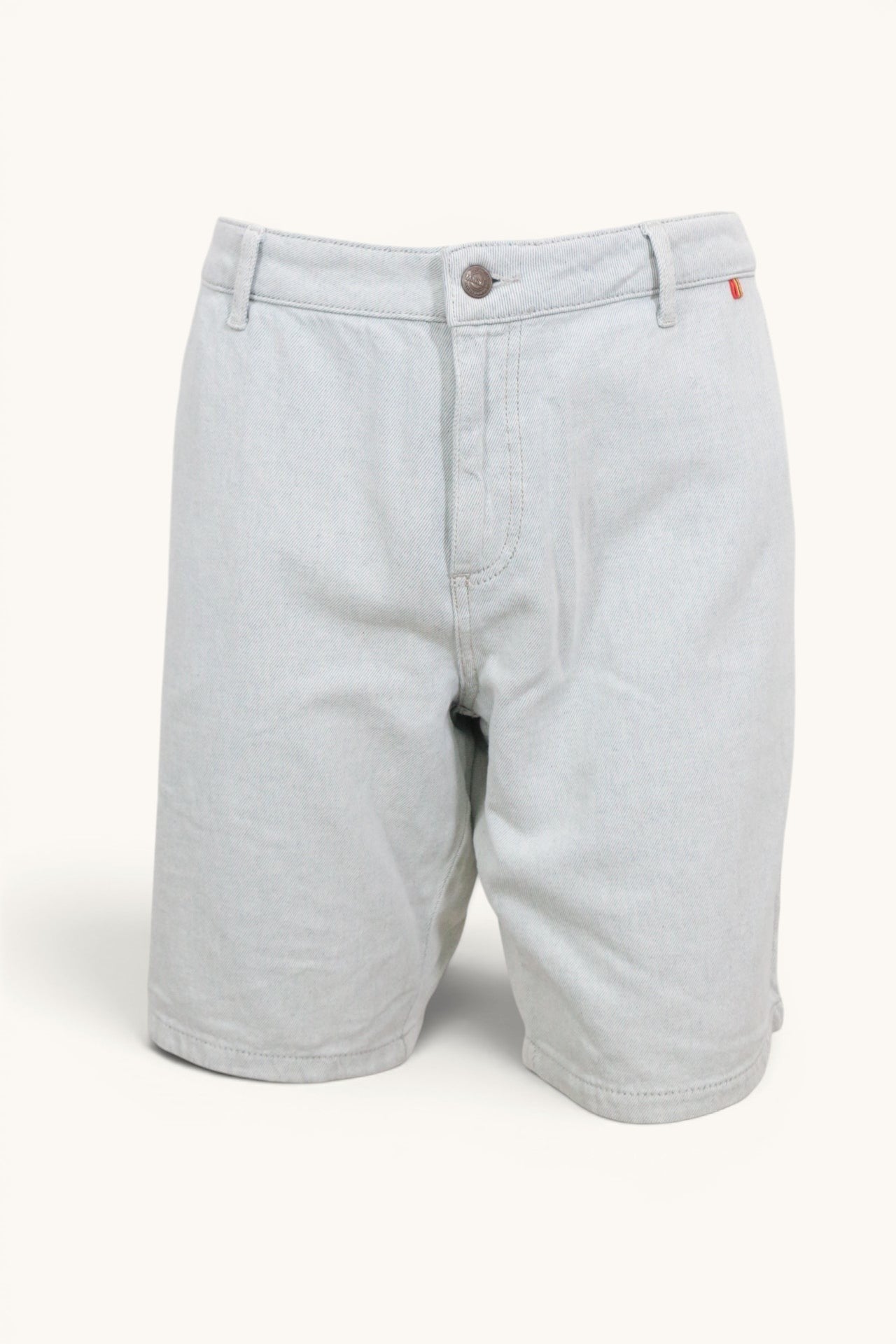 Short en jean bleu clair Marcel Bruxelles modèle Simon, coupe casual en coton recyclé, neuf avec étiquette Frippindealz