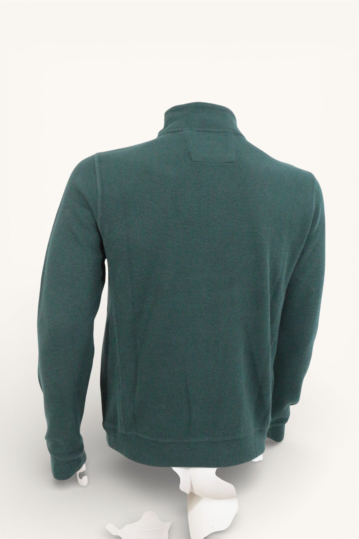 Sweat-shirt vert N.Z.A. - New Zealand Auckland en coton et polyester, vue arrière, proposé par Frippindealz