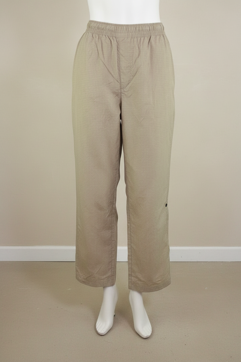 Pantalon Frippindealz Timberland kaki en matière synthétique avec taille élastiquée et coupe droite