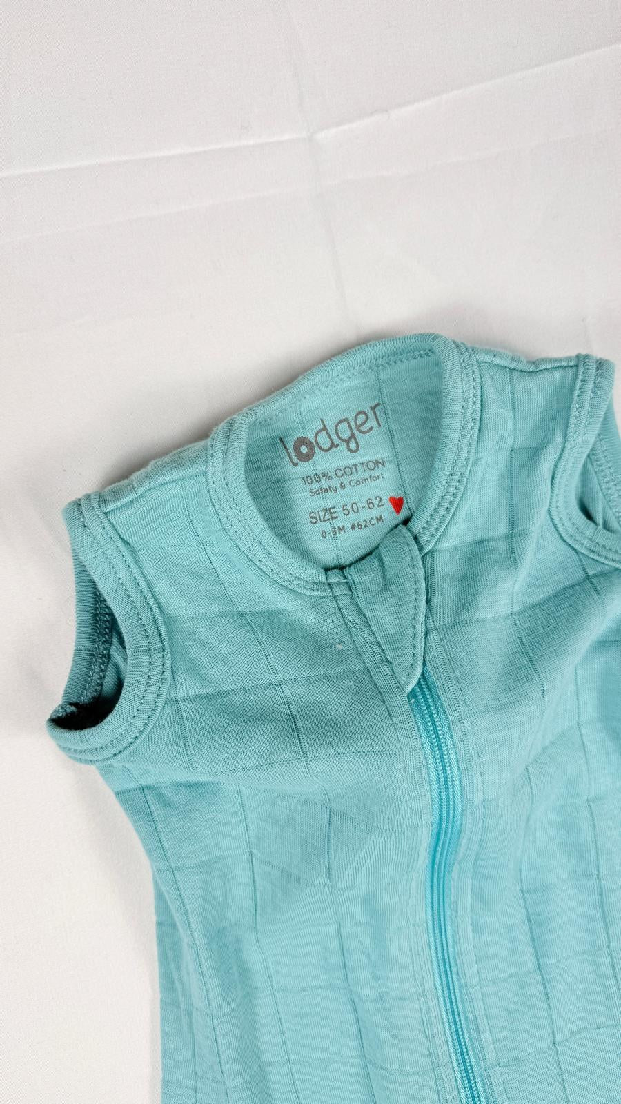 Col et étiquette Lodger 100 % coton taille 50-62 de la gigoteuse turquoise – Frippin'Dealz