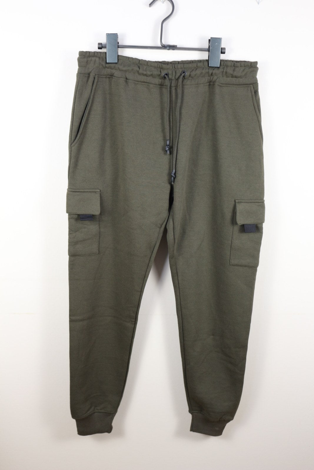 Jogging Genetic Apparel kaki en molleton, taille élastiquée et cordon de serrage – Frippin'Dealz