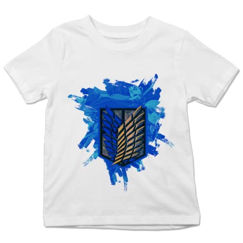 T-shirt emblème bleu du bataillon d'exploration de L'Attaque des Titans – photo 4 – Frippin'Dealz