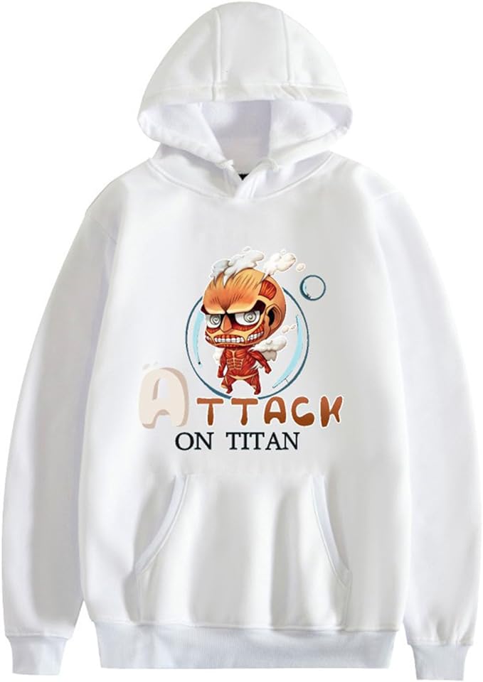 Sweat à capuche Titan Colossal chibi inspiré de L'Attaque des Titans – photo 2 – Frippin'Dealz