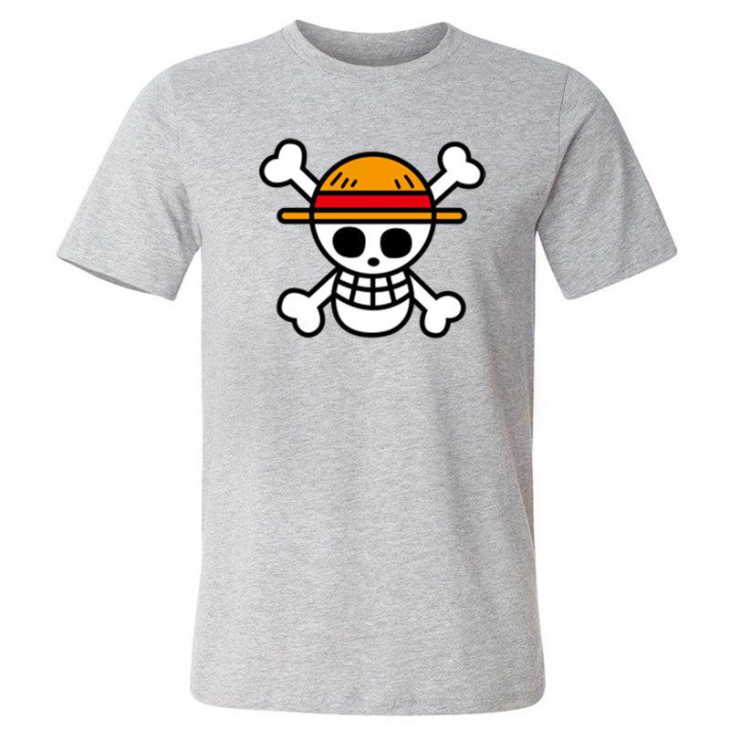 T-shirt drapeau pirate chapeau de paille inspiré de One Piece – photo 5 – Frippin'Dealz