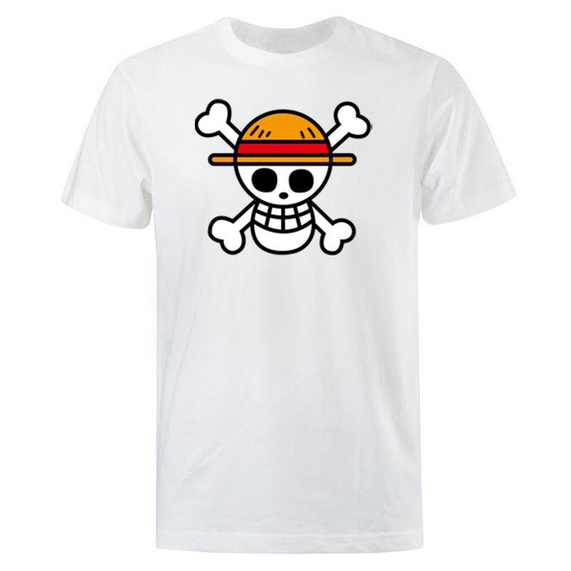 T-shirt drapeau pirate chapeau de paille inspiré de One Piece – photo 4 – Frippin'Dealz