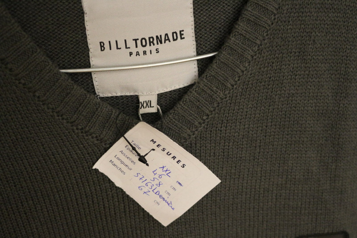 Étiquette de col Bill Tornade Paris taille XXL avec fiche de mesures – Frippin'Dealz