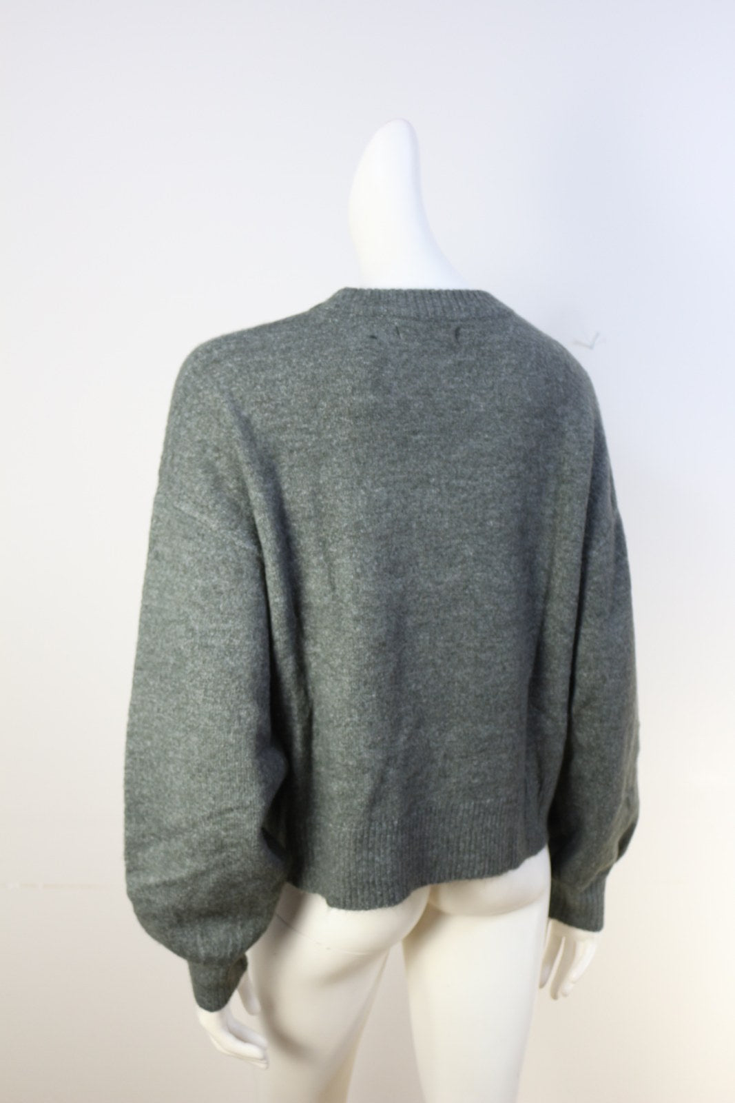 Dos du pull Peace Collective gris chiné uni – Frippin'Dealz