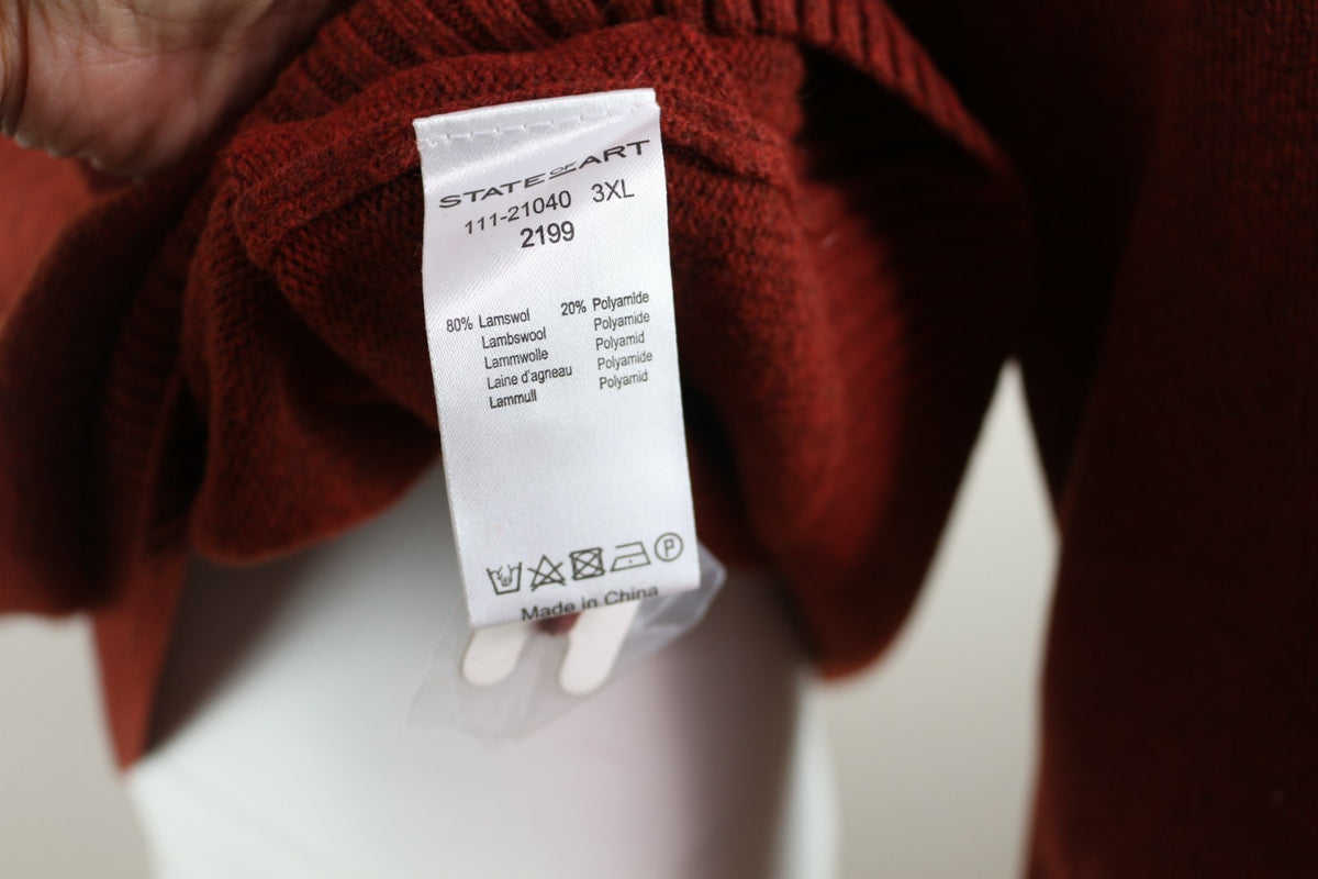 Pull State of Art rouille vu de trois quarts – Frippin'Dealz