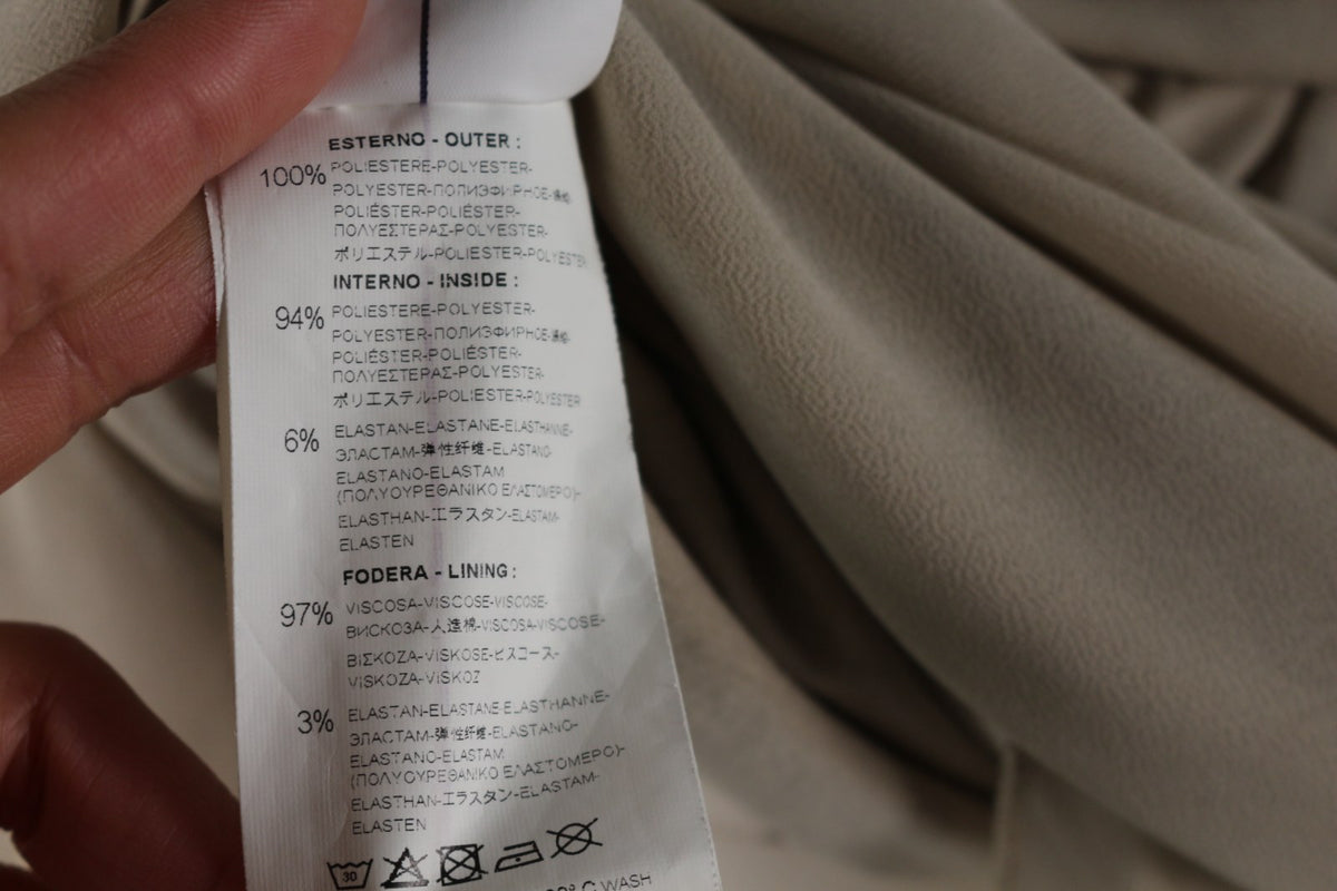 Étiquette de composition de la robe Kitana : polyester, élasthanne et viscose – Frippin'Dealz