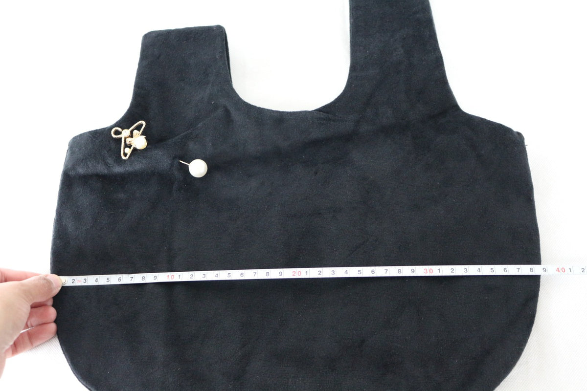 Sac à main Naf Naf noir mesuré à plat, environ 39 cm de large – Frippin'Dealz