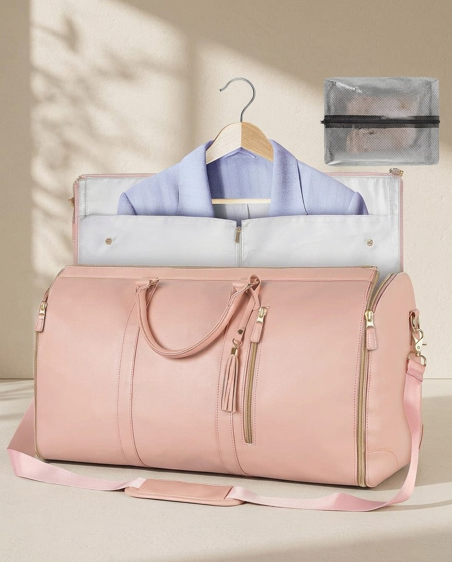 Sac de voyage polochon pliable – photo 1 – Frippin'Dealz – photo retouchée par IA