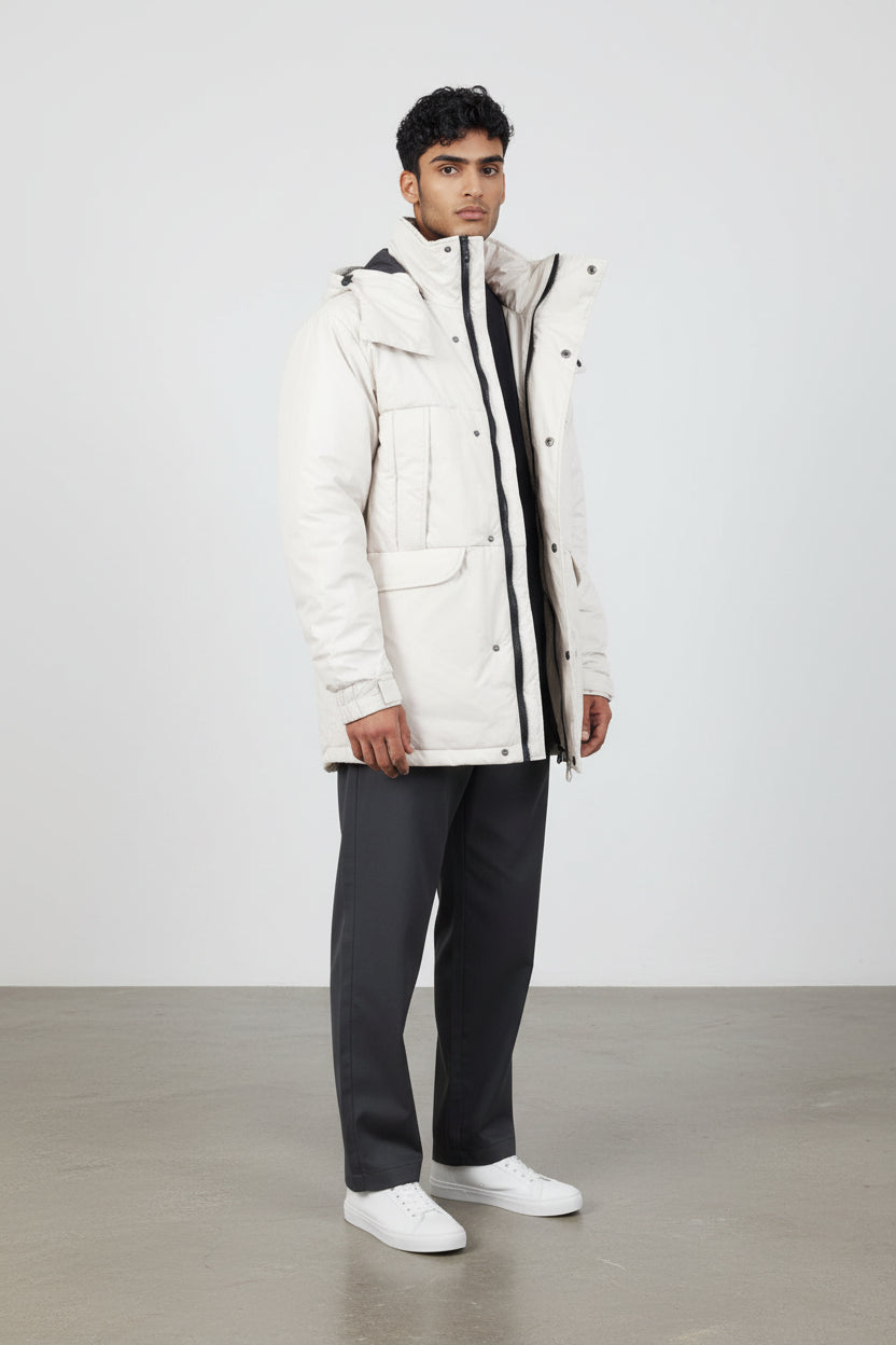 Top secret Parka Polyester Blanc   Neuf 1